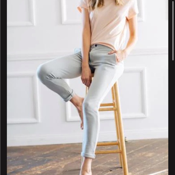 Jason Scott - Pima Cotton French Terry / Sydney Trousers Pants / size S / NWT - Picture 3 of 10